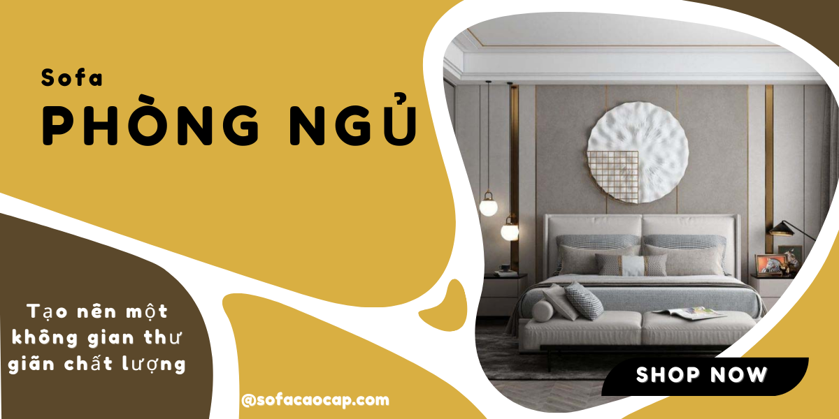 Sofa phòng ngủ đơn giản nhưng tiện nghi cho sử dụng