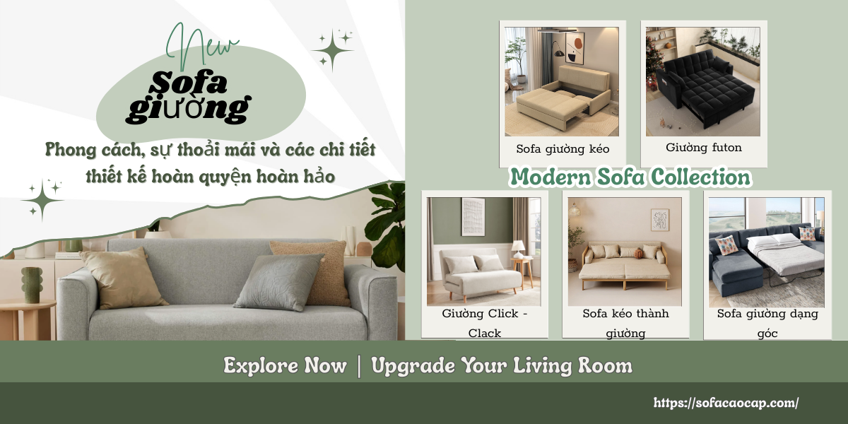 Những mẫu sofa giường hot hit hiện nay