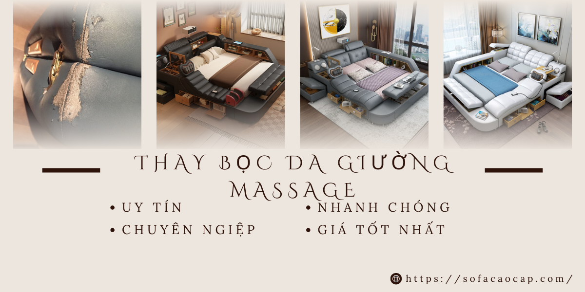 ASC HV Chung Interior đơn vị cung cấp dịch vụ thay bọc mới da giường massage uy tín, chuyên nghiệp
