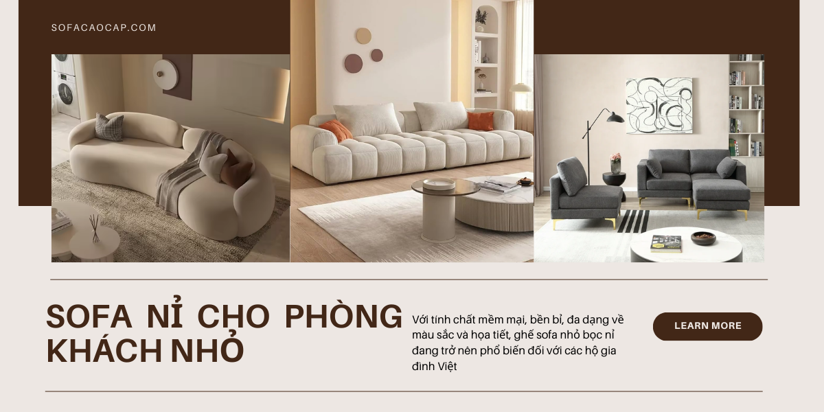 Sản phẩm được lựa chọn nhiều nhất trong không gian phòng khách nhỏ