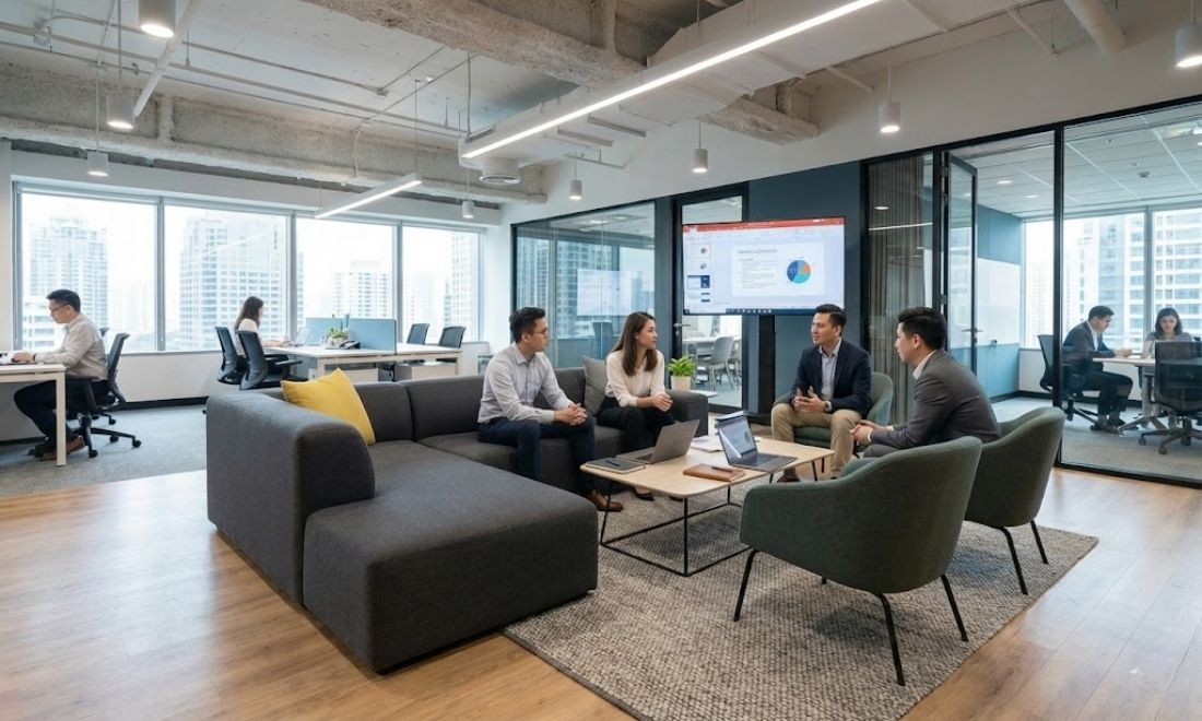 Nội Thất Moda mang tới cho các công ty những mẫu sofa văn phòng đẹp, nhiều màu sắc, kiểu dáng đa dạng 