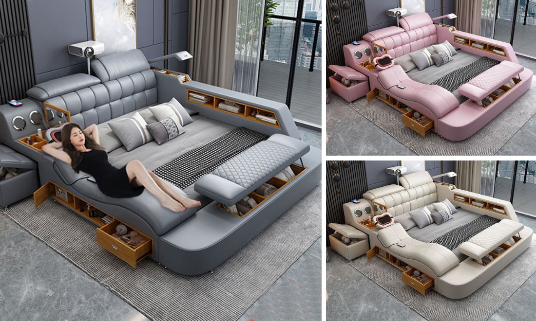 Không chỉ tác động lên từng vùng cơ thể, giường massage còn có bài tập massage chuyên sâu cho toàn thân cùng lúc 