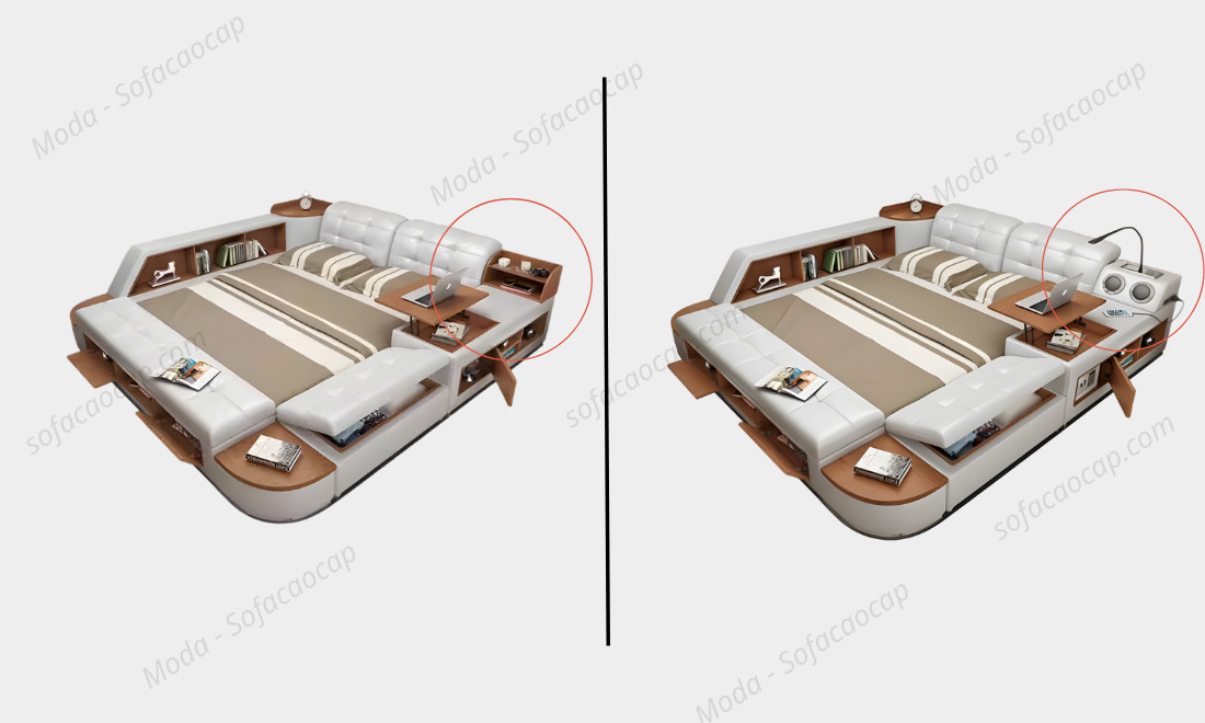Các phiên bản của giường ngủ thông minh GM035 mà anh chị có thể lựa chọn 