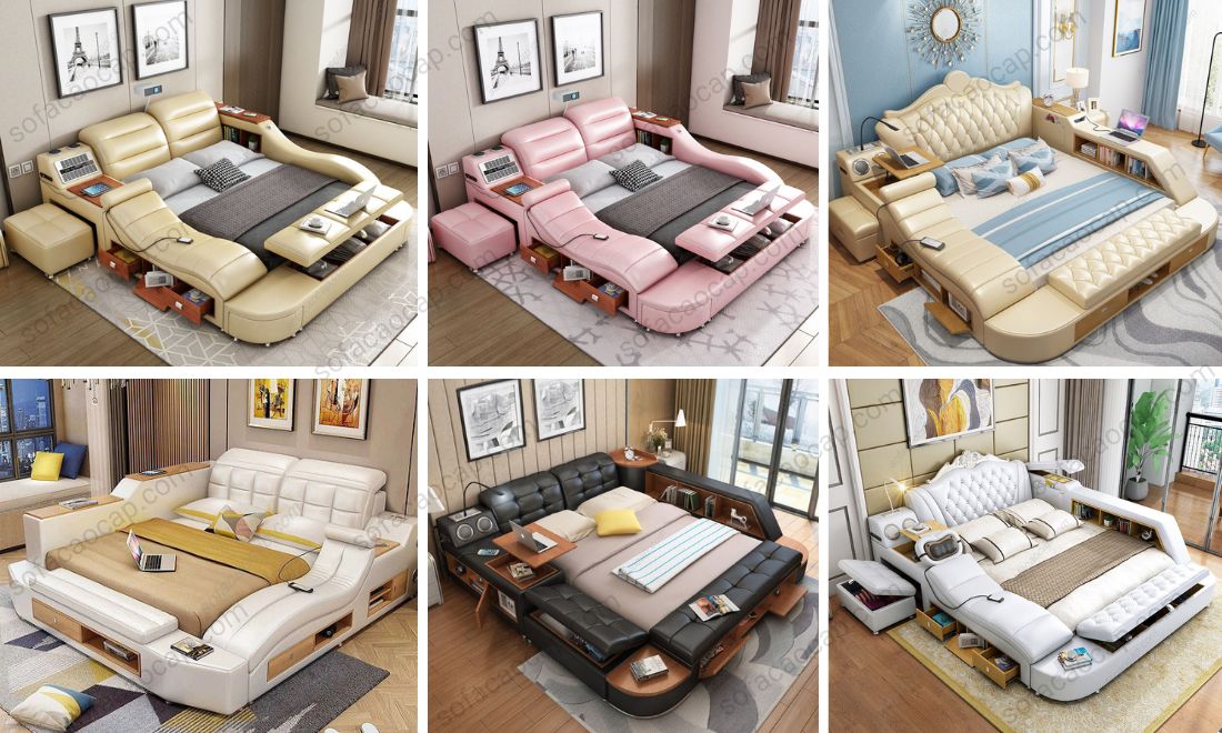 Với nhiều chế độ mát xa, tác động vào nhiều vùng khác nhau trên cơ thể, giường có ghế mát xa của Nội Thất Moda sẽ kích thích các huyệt đạo vùng cổ, làm giảm cảm giác khó chịu