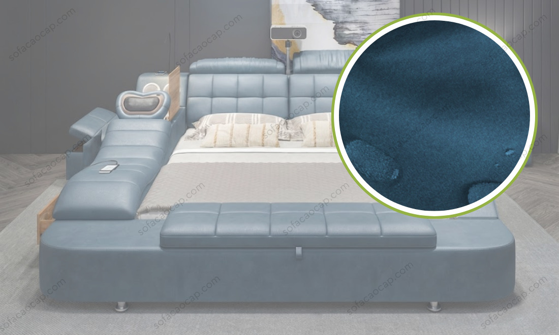 Giường ghế masage GM043 được bọc da cao cấp 