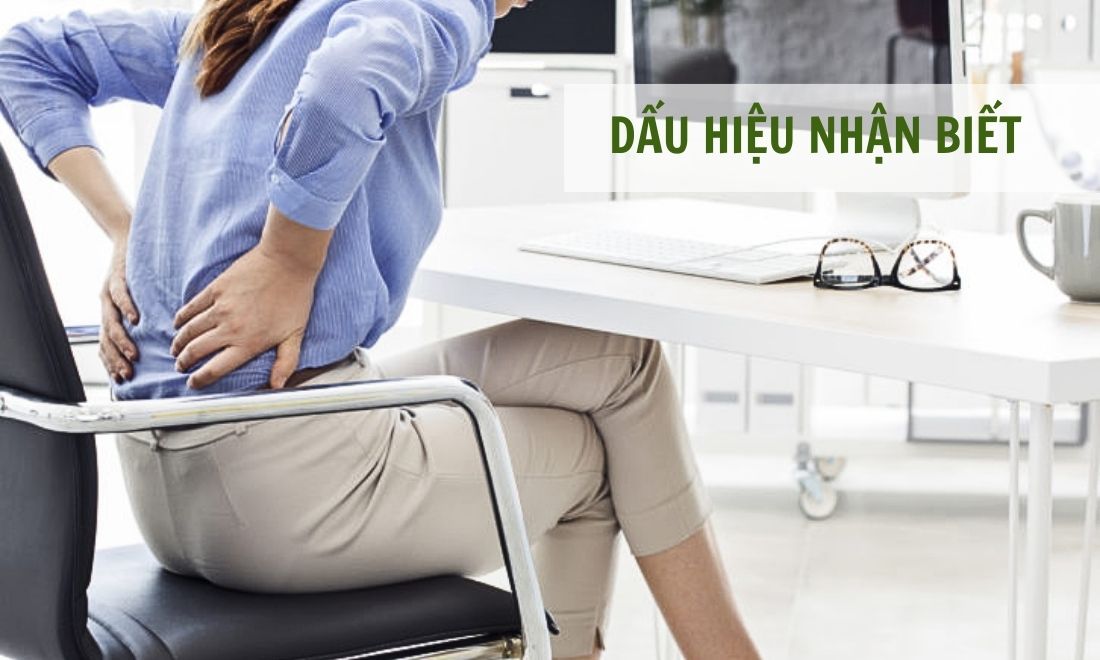 Nếu gặp các dấu hiệu ở trên thì chắc chắn bạn đã bị bệnh lý "đau lưng mỗi khi ngồi lâu" 