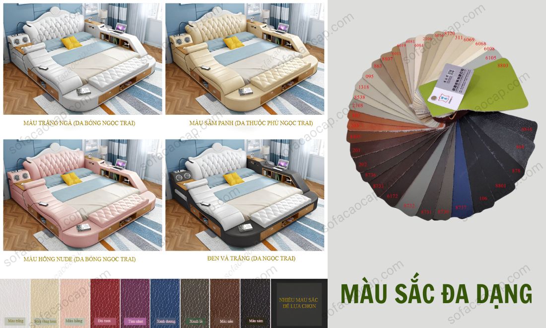 Dù bạn thích màu gì, phong cách nào, Moda đều có mẫu giường phù hợp dành cho bạn 