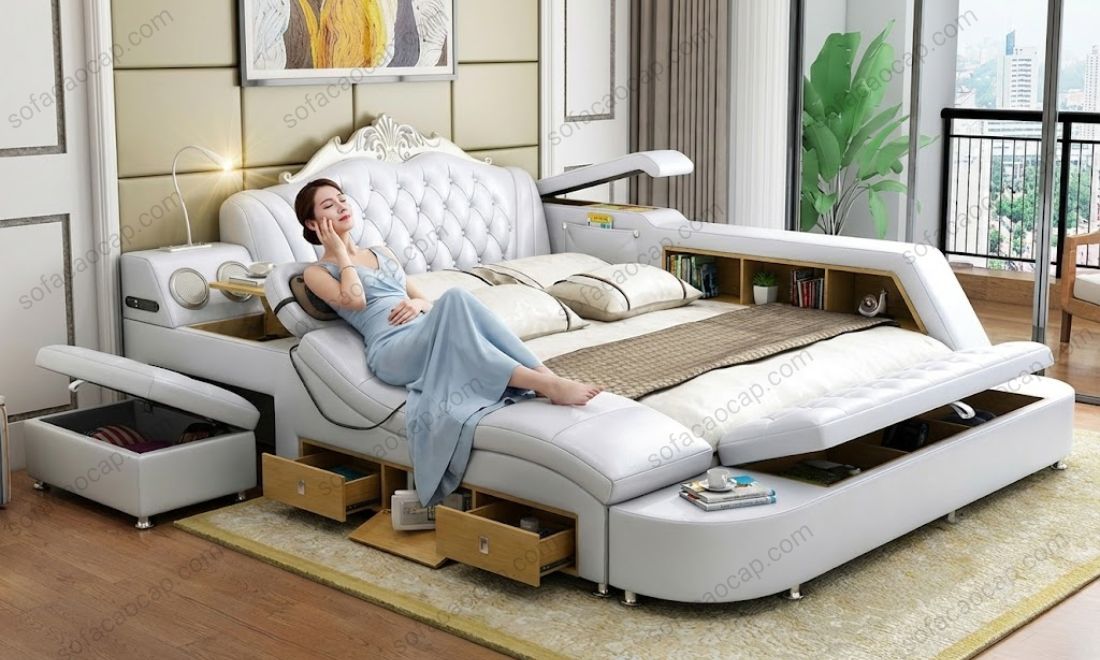 Massage mặt và toàn thân song song trên giường Moda giúp nhân đôi hiệu quả phục hồi