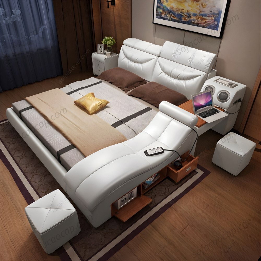 Giường ngủ đẹp thông minh GM038