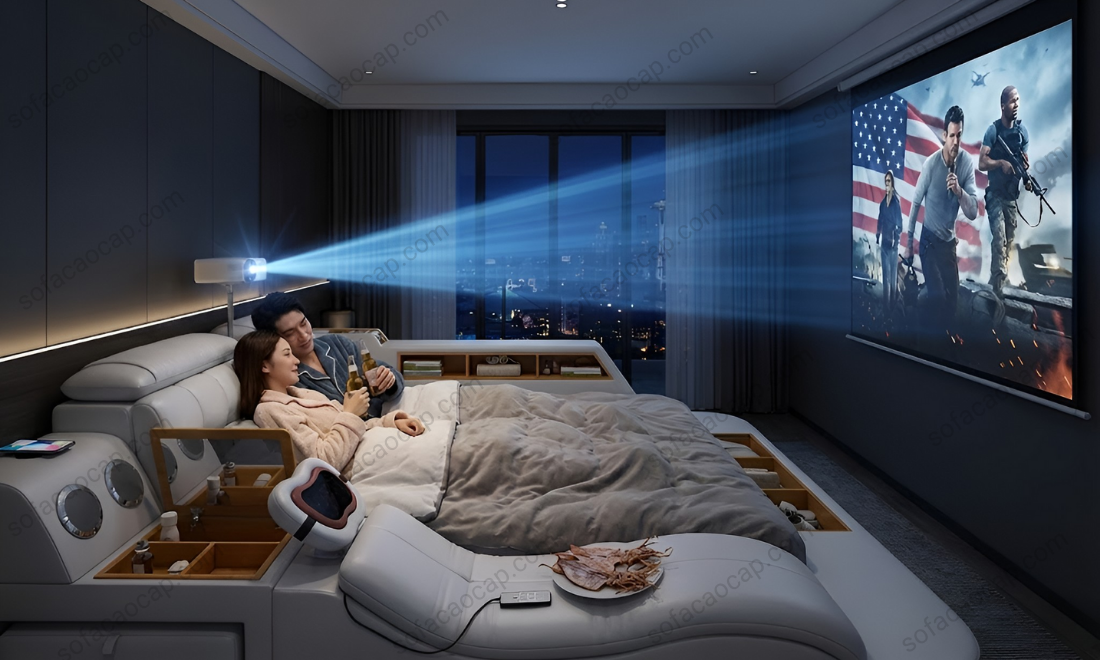 GMX23 có máy chiếu phim mini 