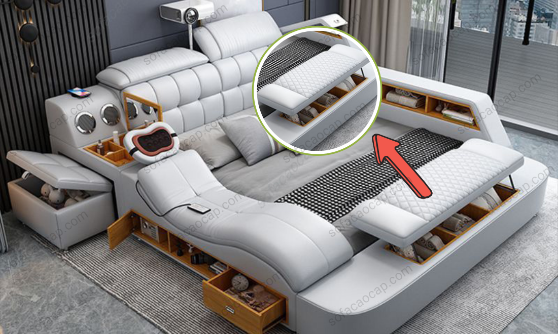 hộc tủ đuôi giường 