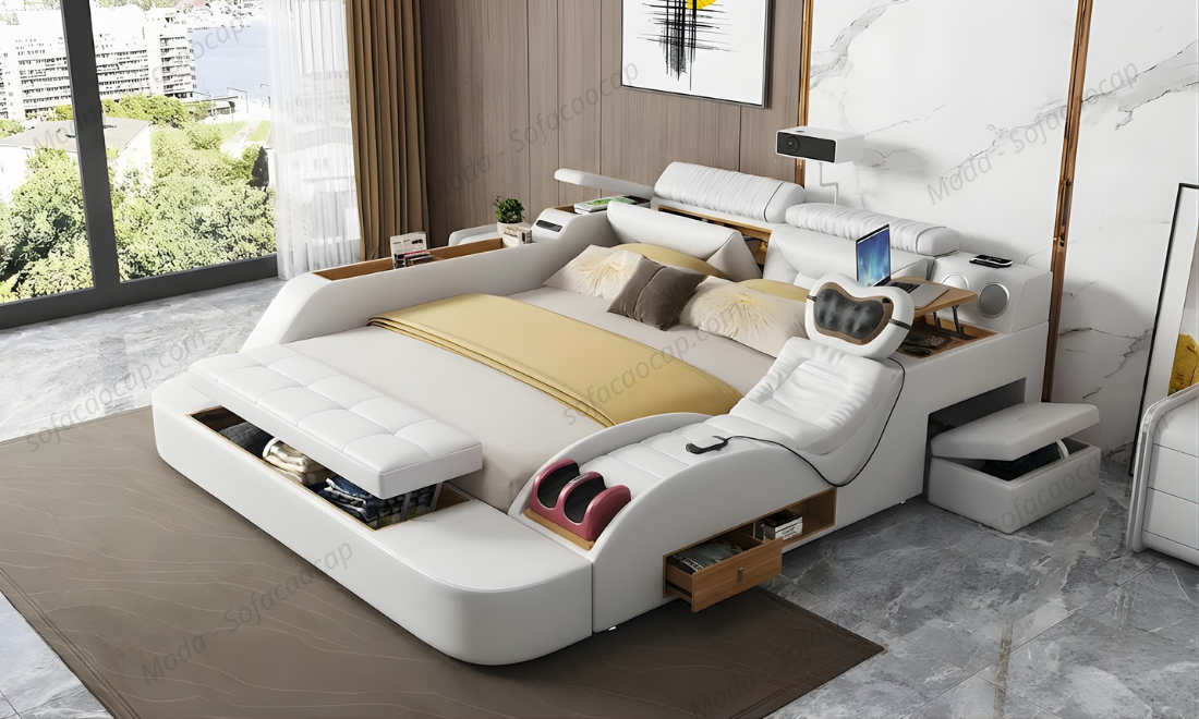 Hình ảnh giường ngủ massage đa năng GMX024