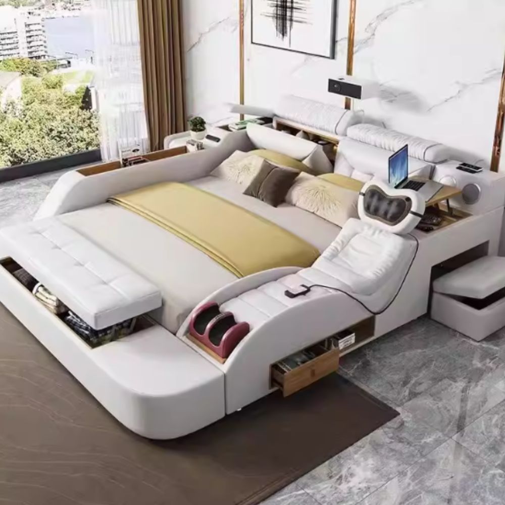 giường ngủ thông minh gm24 có ghế massage