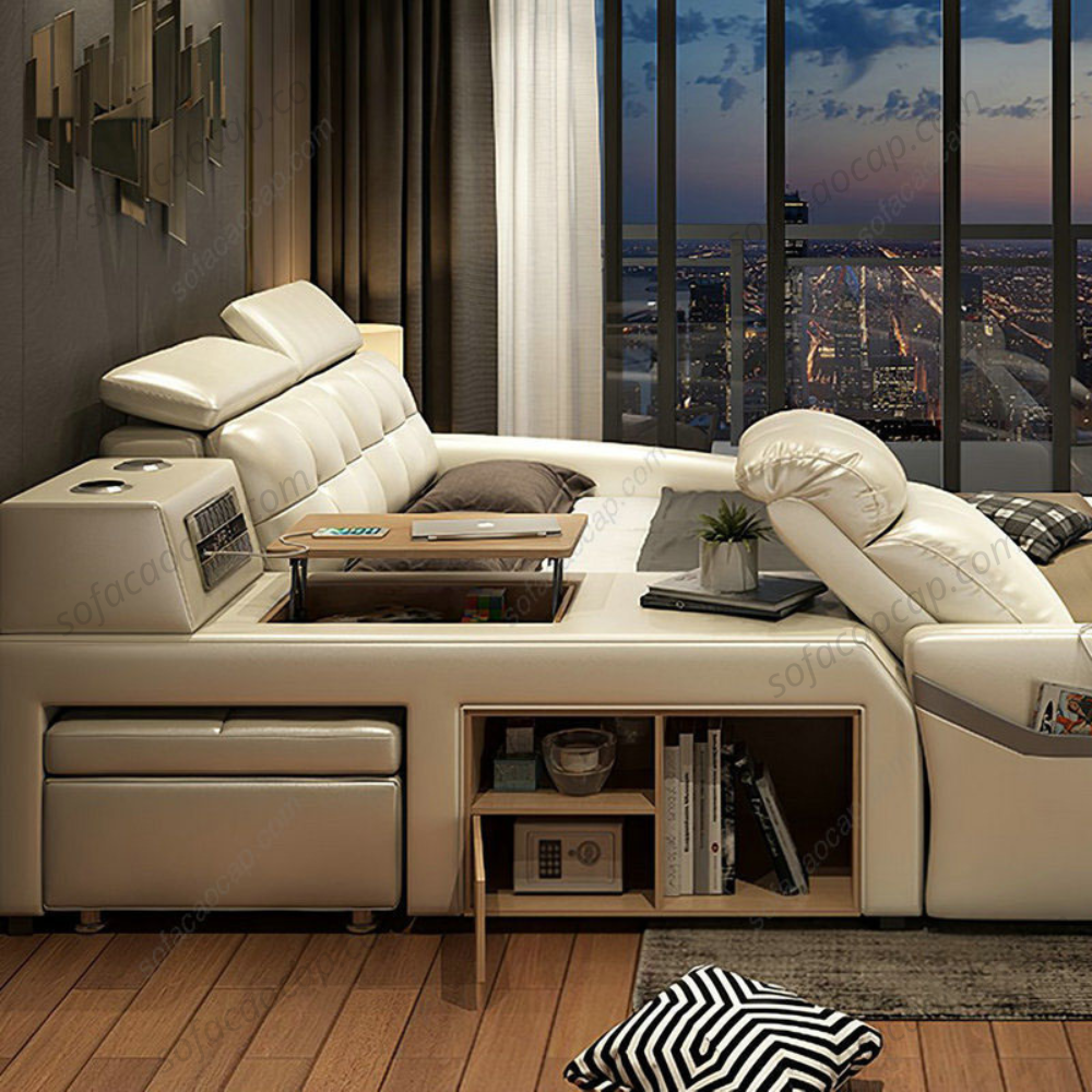 Giường thông minh GM 039 màu be