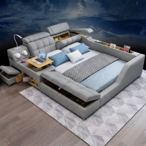 Giường thông minh GMX050 màu xám