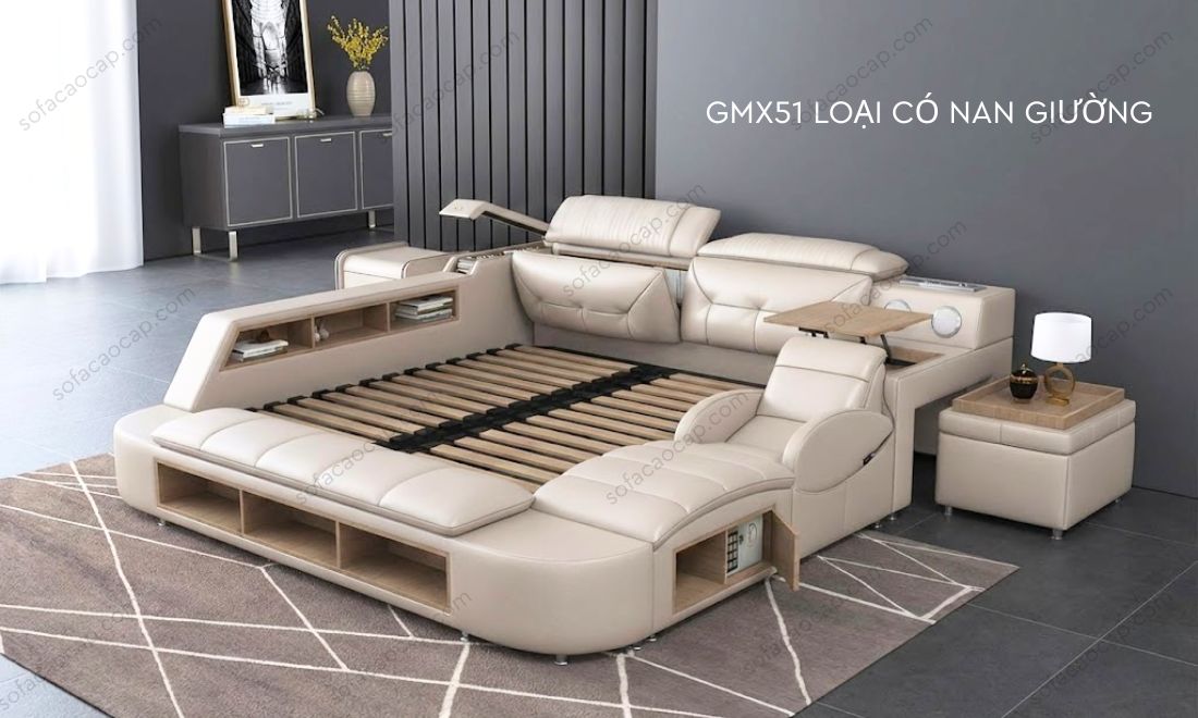 Giường thông minh GMX51 phiên bản có nan giường 