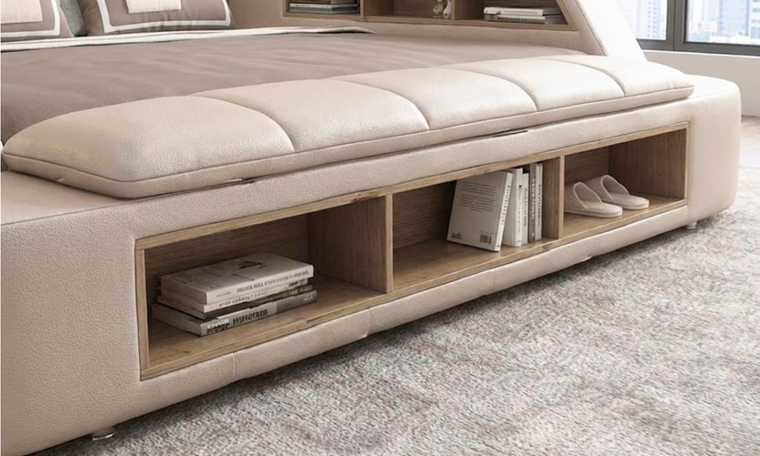 Hộc tủ đuôi giường 