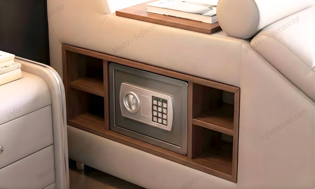 Giường ngủ massage thông minh có két sắt mini 