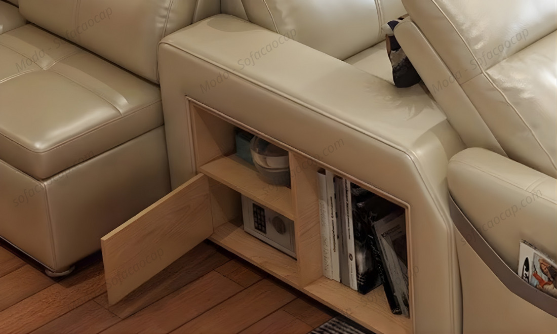 Giường ngủ mát-xa thông minh có két sắt 