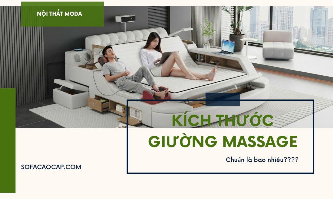 Giải đáp: Kích Thước Giường Massage chuẩn là bao nhiêu?