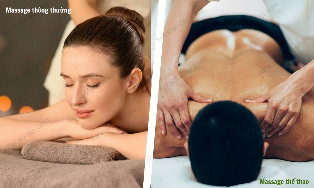 Massage thể thao là mát xa chuyên sâu, tác động sâu vào các mô, cơ trên cơ thể 