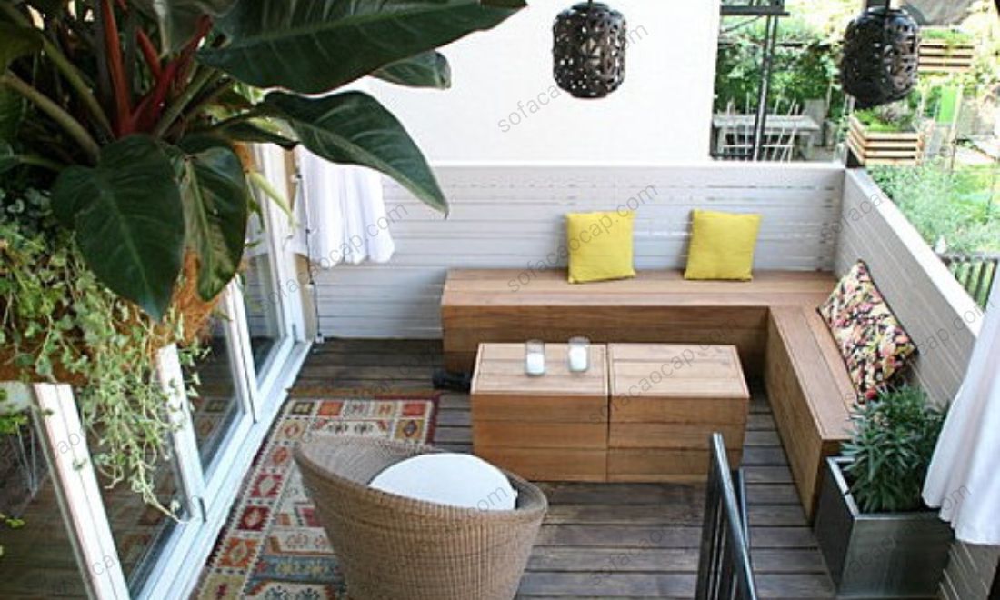 Tiểu cảnh sân thượng cho sân thượng có kích thước nhỏ 