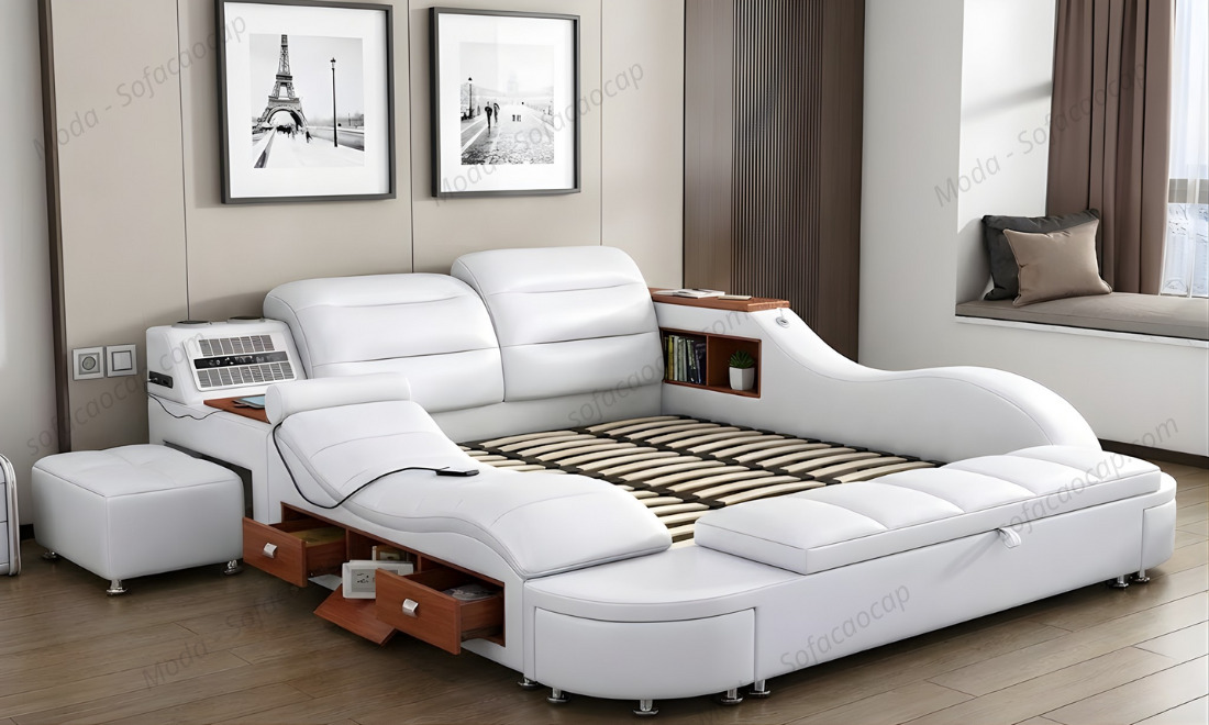 Nan giường bằng gỗ thông Nga 