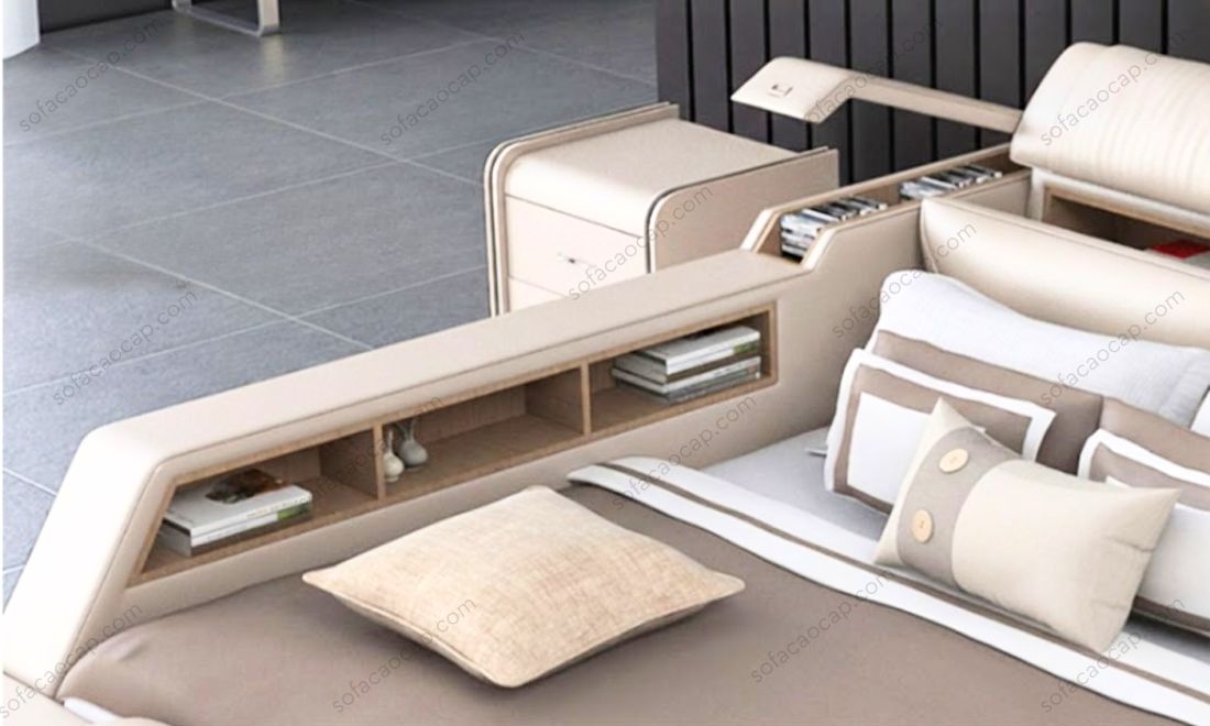 Ngăn tủ để đồ bên hông của giường GMX51