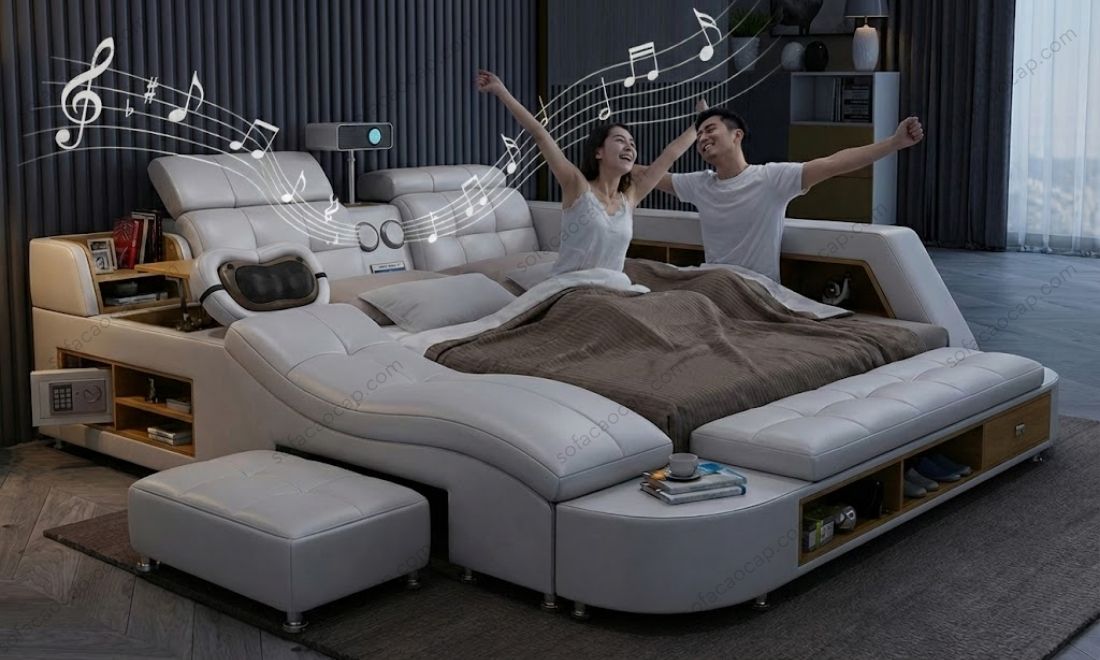 Sáng sớm thức dậy với một bản nhạc không lời du dương phát ra từ loa giường, mang lại năng lượng tích cực cho cả ngày dà