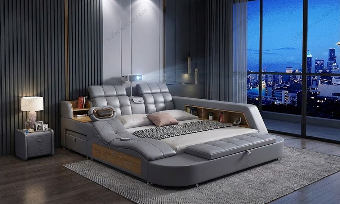 Hình ảnh toàn cảnh của em giường ngủ thông minh GMX044