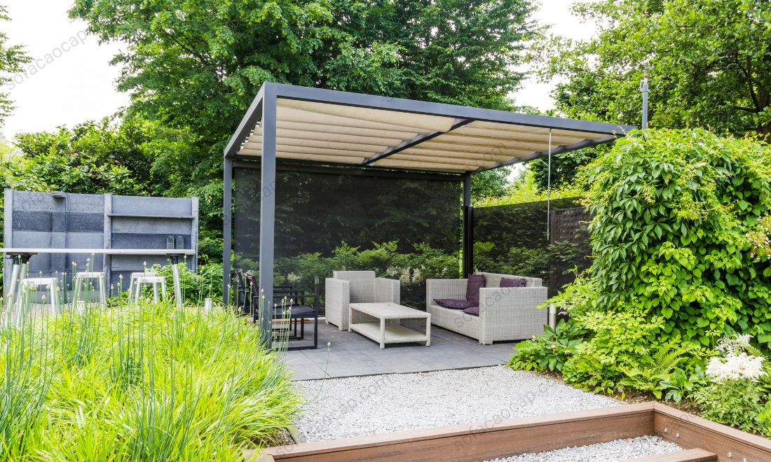 tiểu cảnh cho sân thượng của nhà ống 