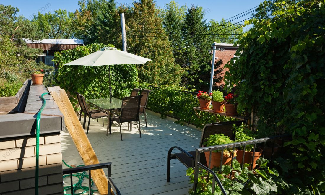 Tiểu cảnh sân thượng cho sân thượng có kích thước nhỏ 