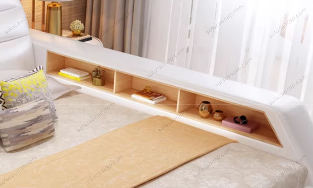 Hộc tủ bên hông giường ngủ thông minh GMX047