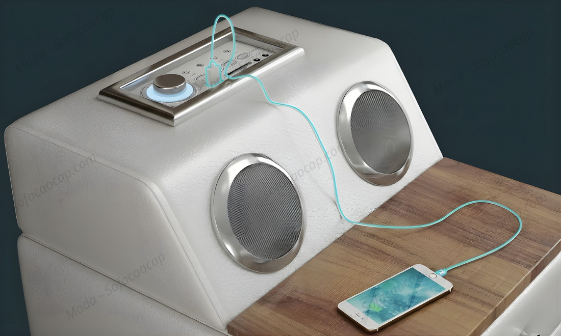 Cổng sạc usb của giường 