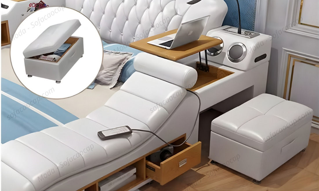 Ghế massage và ghế đôn của giường 