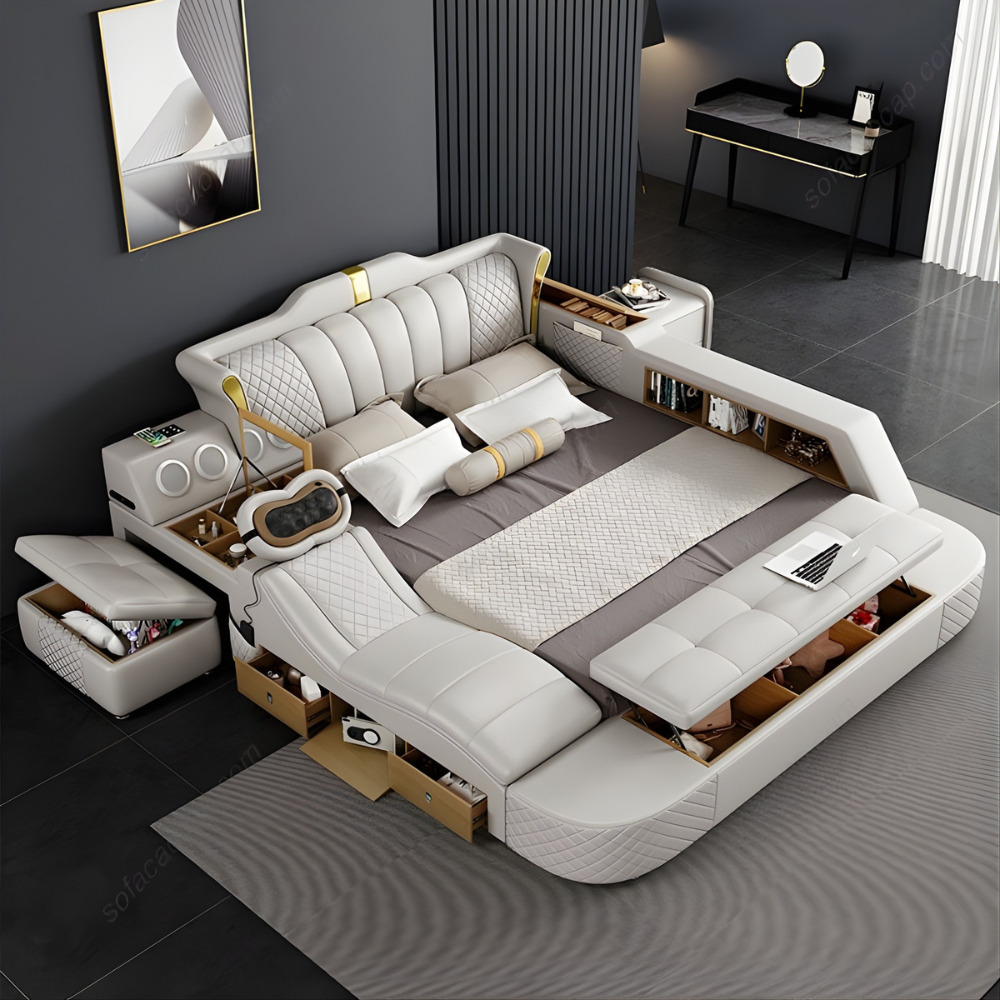 Giường ngủ có ghế massage GMX016