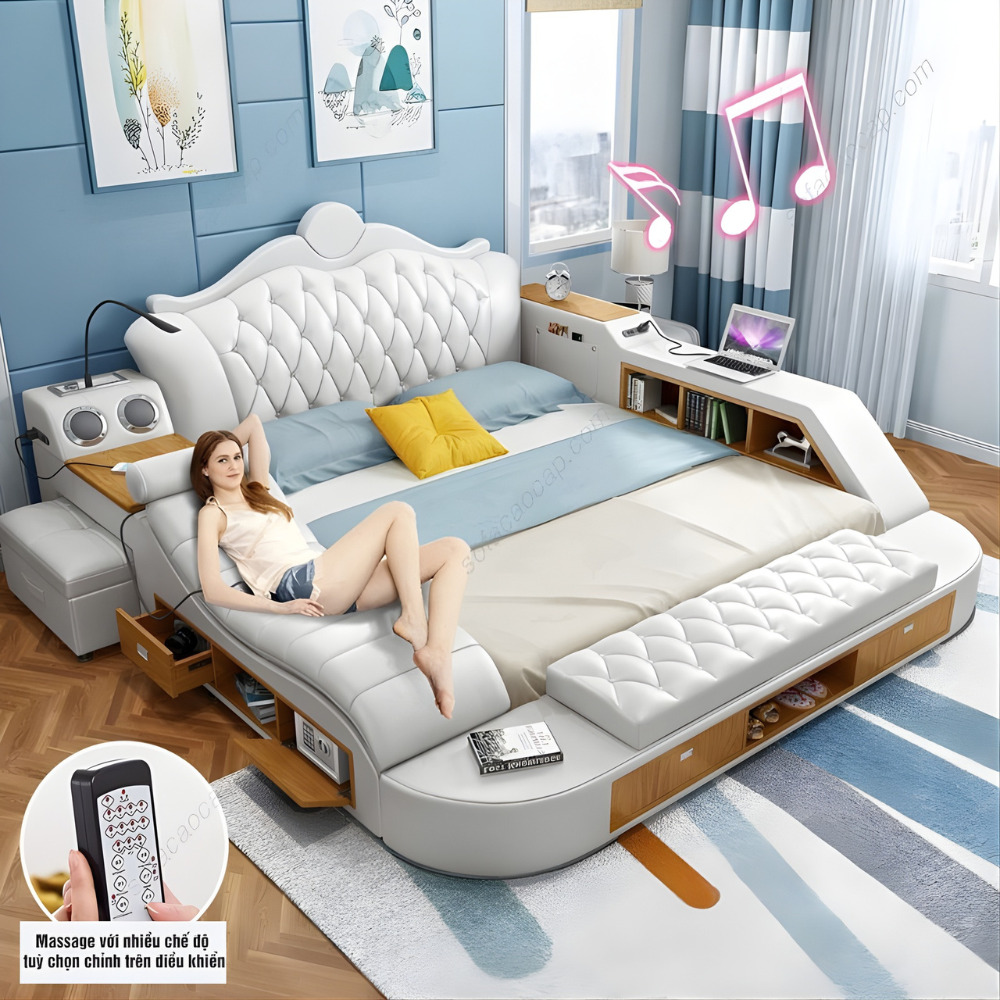Giường ngủ massage cao cấp gmx019