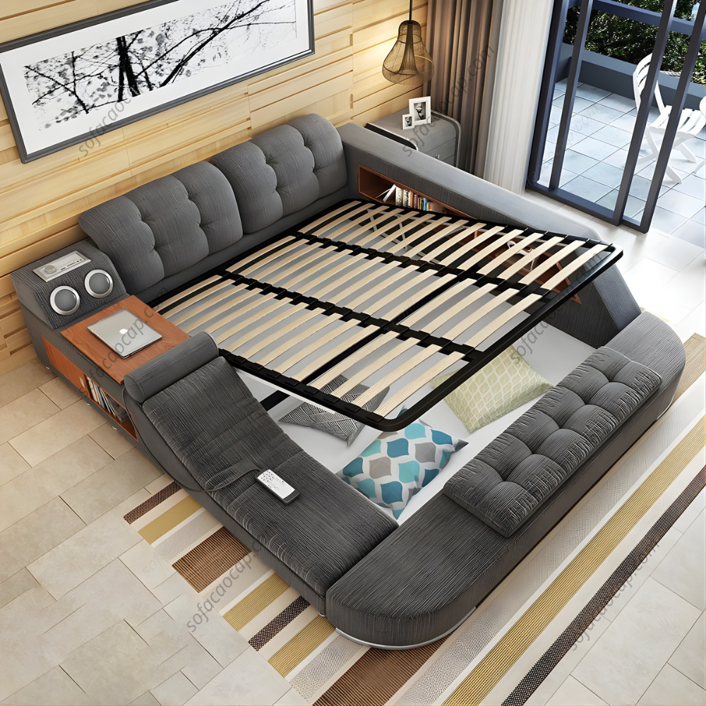 Giường ngủ massage đa năng GMX-033