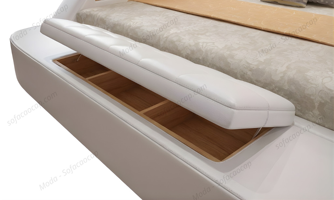 Ghế băng đuôi giường kết hợp hộc tủ ẩn 