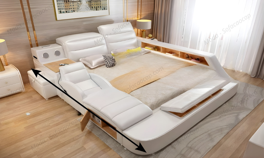 Giường thông minh GM041 có kích thước đa dạng 