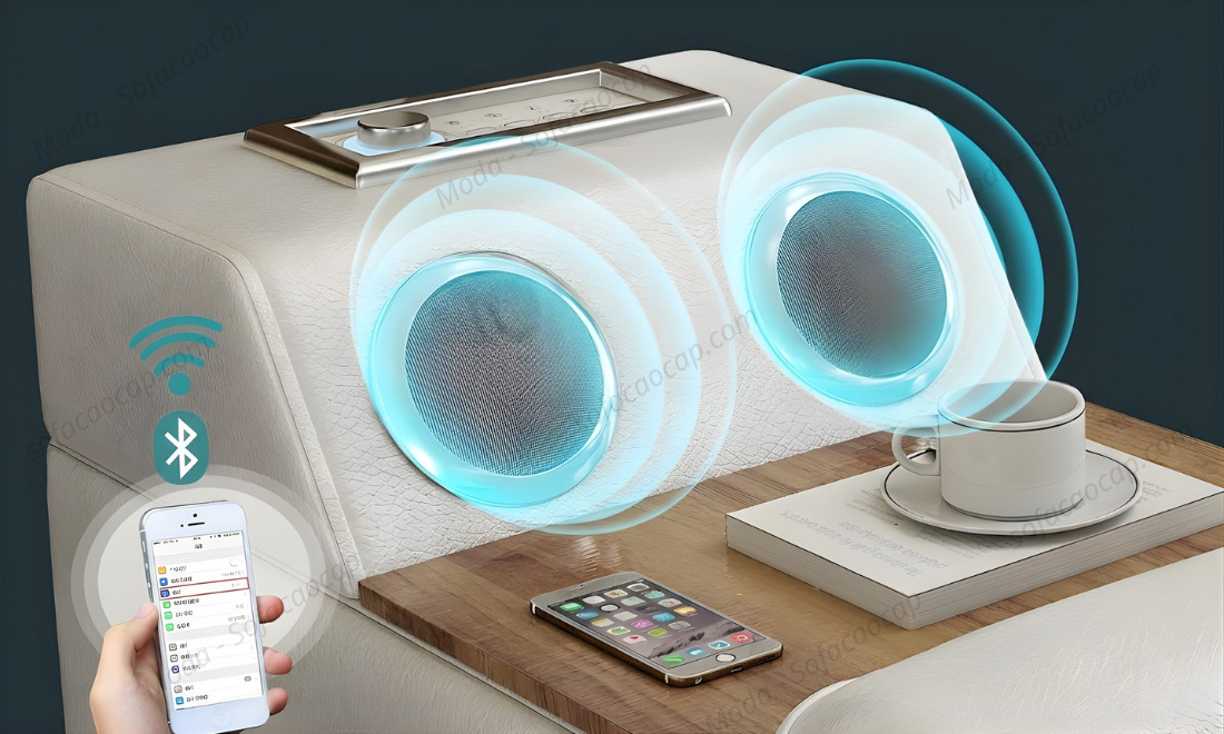 Giường ngủ massage cao cấp đa năng tích hợp loa bluetooth chất lượng cao 