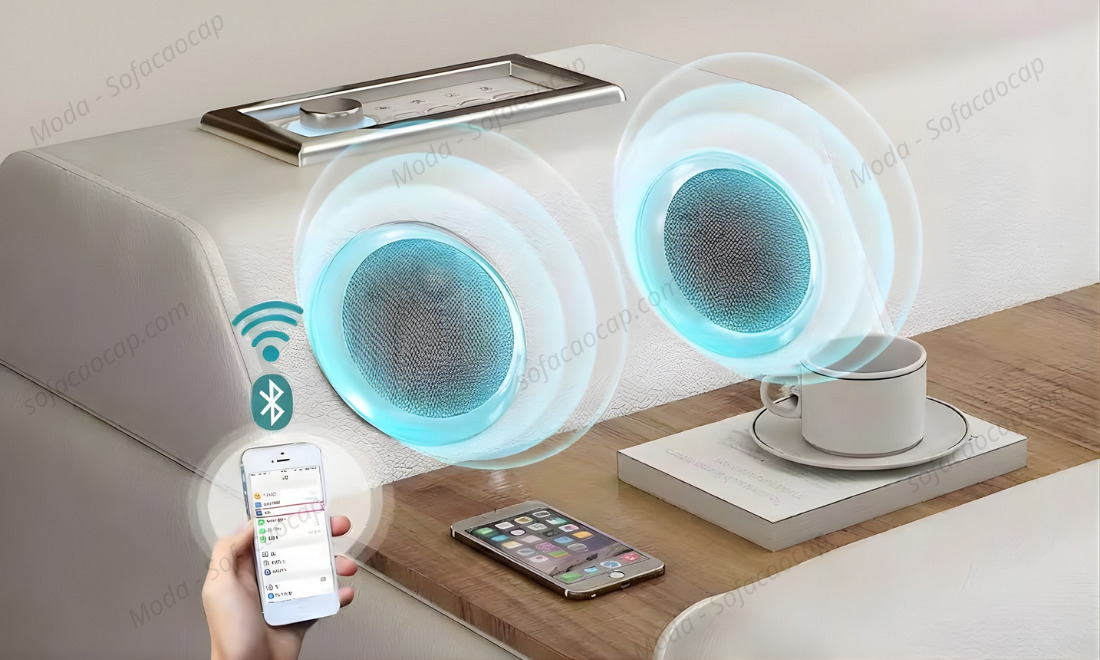 Giường ngủ thông minh đi kèm loa Bluetooth 