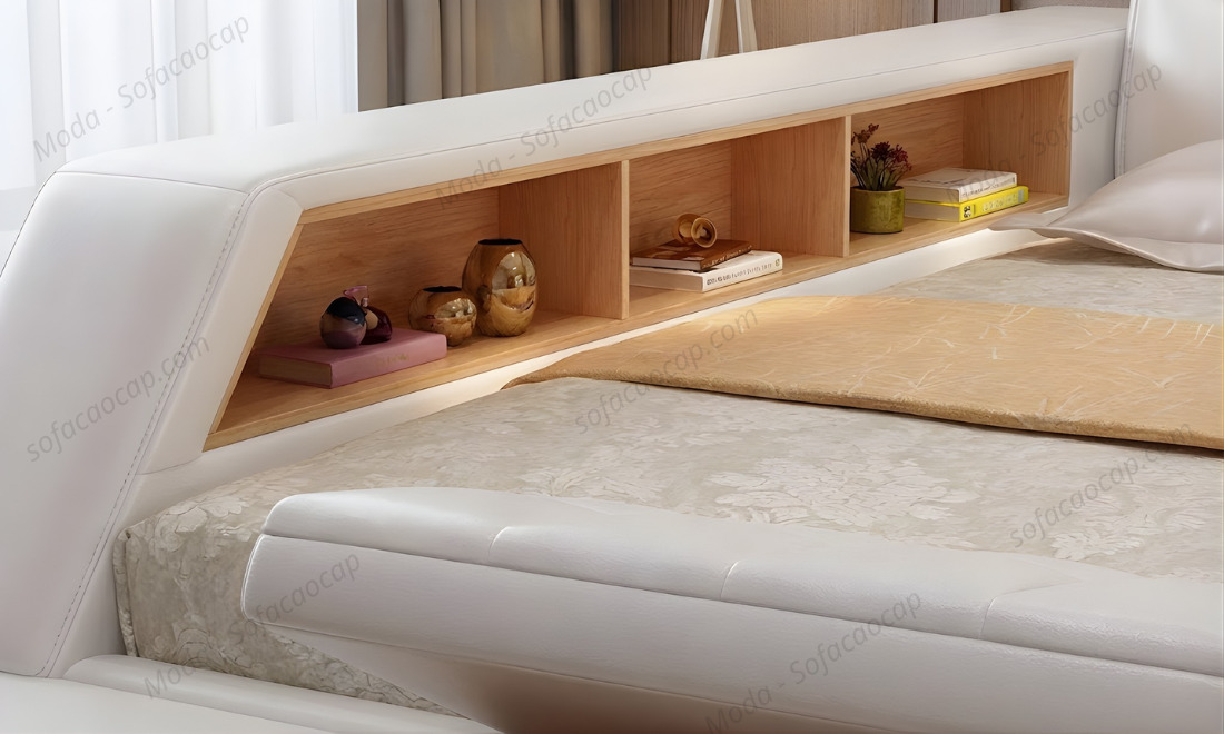 Thanh chắn giường kết hợp hộc tủ 