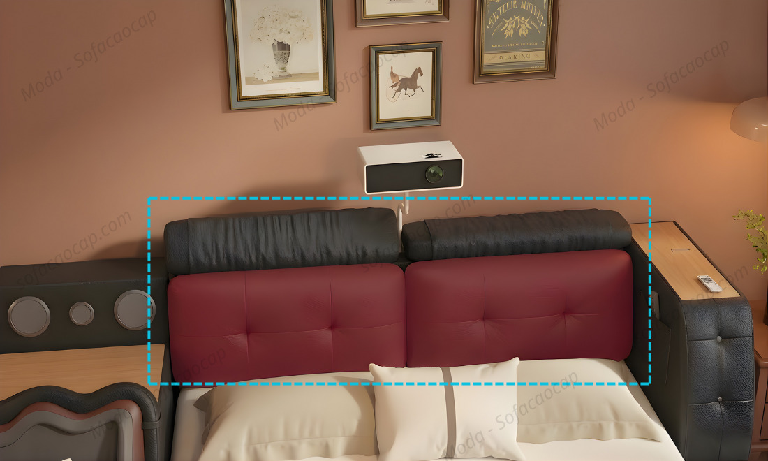 Phần tựa đầu của giường 