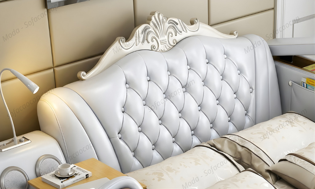 Phần tựa đầu của giường ghế massage GM 034