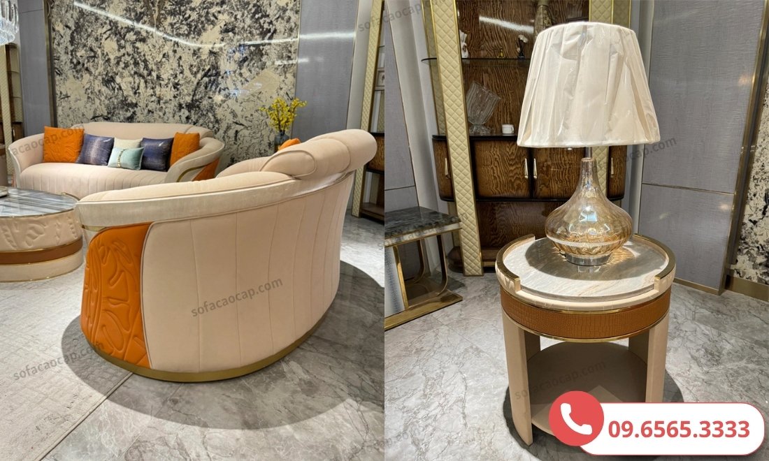 Thiết kế tựa lưng thấp dần