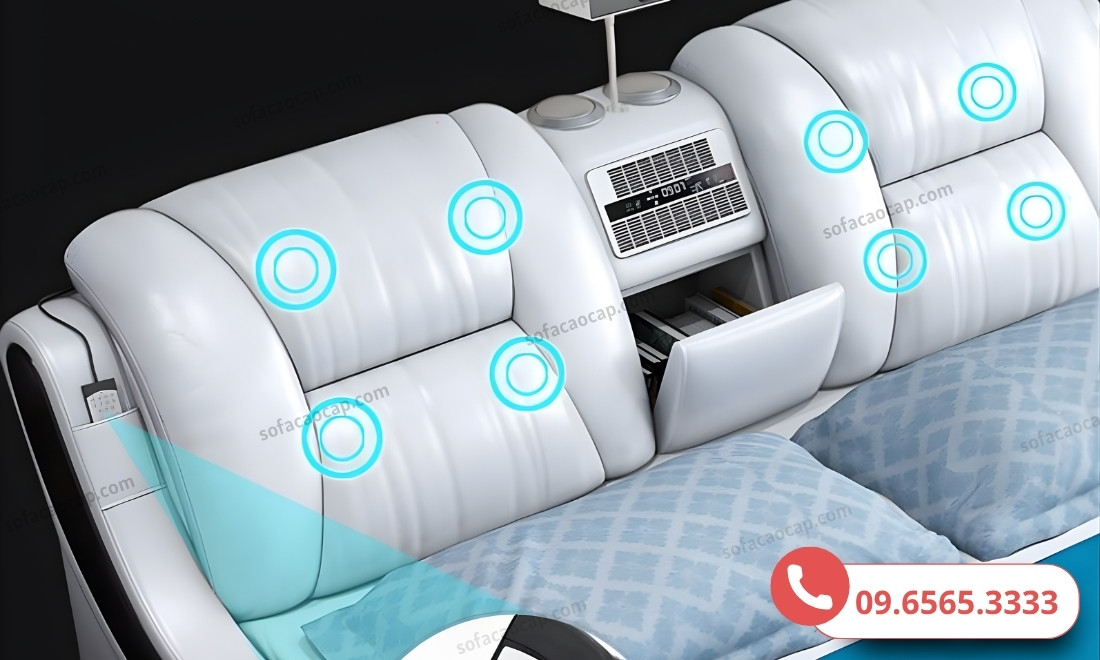 Đệm tựa lưng massage điện chuyên sâu